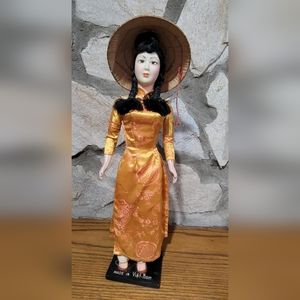 Vintage Vietnamese doll Made in Vietnam 60s